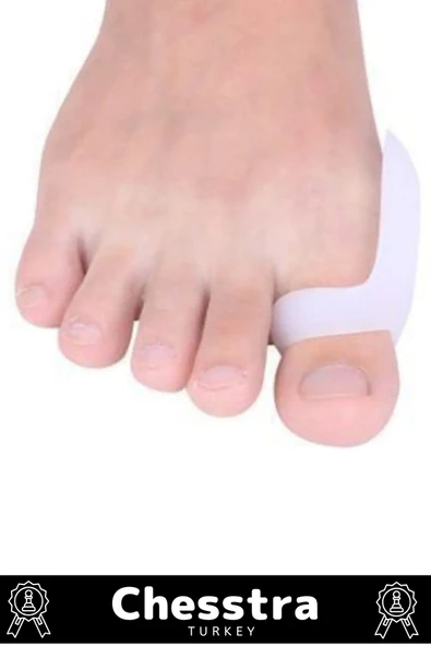 Özel Üretim Kemik Ayak Baş Parmak Bunyon Makarasız Halluks Valgus Silikon Koruyucu 3 Çift - Resim 3