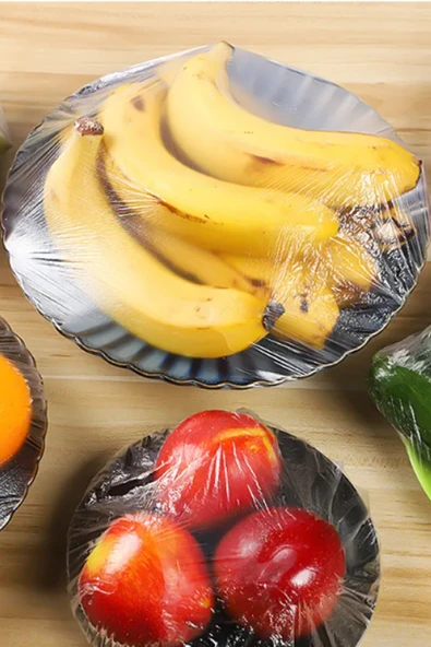 Hijyenik ve Kullanışlı: 100 Adet Lastikli Tabak ve Tencere Bonesi ile Gıdalarınızı Koruyun - Resim 4