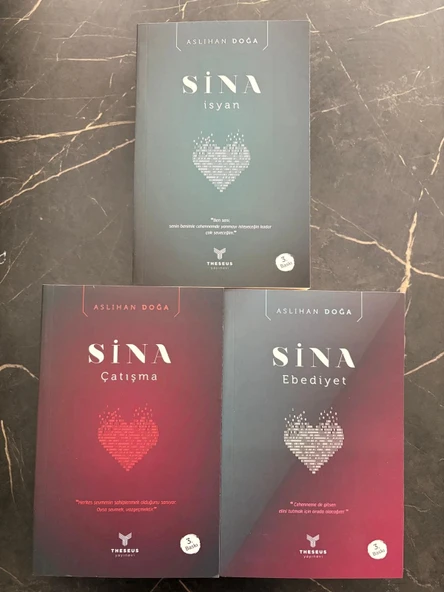 Sina Serisi - Aslıhan Doğa- Theseus Yayınevi- (Sina İsyan - Sina Çatışma - Sina Ebediyet) - Resim 3