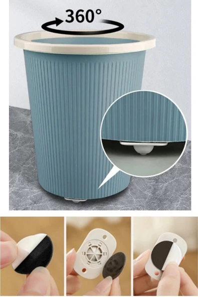 Pratik, Bilyeli Airfryer Ve Eşya Kaydırma Aparatı 4lü Set 360 Derece Evrensel Döner Tekerlek Kasnak - 3