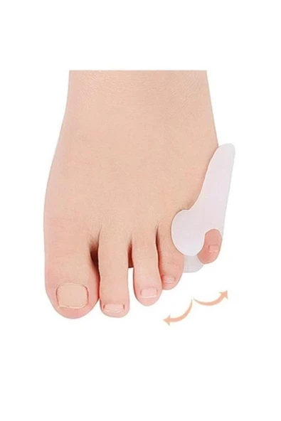 Silikon Bunyon Serçe Parmak Kemık Koruyucu Makaralı 1 Çift - Resim 2