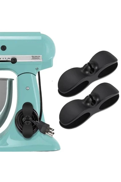 nffashopm 2li Kablo Tutucu Silikon Kordon Sarıcı Kablo Yönetici Klips storestarx 1051353 ürün görseli 1