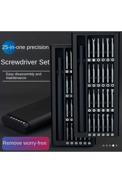 Hassas Tornovida Seti 25 Parça - Resim 3