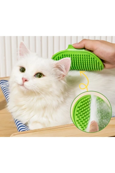 Hayvan Tüy Toplama Yıkama ve Köşe Kaşınma Silikon Fırçası ürün görseli