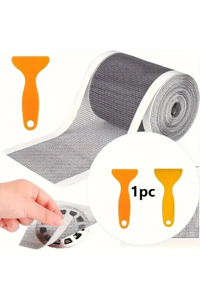 Çok Amaçlı Gider Süzgec Filtresi, Saç Yakalayıcı Süzgeç, Sineklik Yaması Tamir Kiti - Resim 6