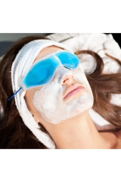Jel Buz Göz Maskesi Göz Altı Torbası Şişlik Giderici Uyku Bandı - Resim 2