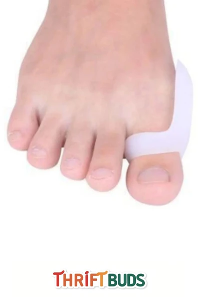 Özel Üretim Kemik Bunyon Ayak Baş Parmak Makarasız Ortopedik Halluks Valgus Silikon Koruyucu 1 Çift - Resim 3