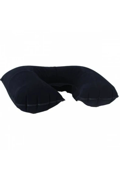 Seyahatlerinizde Artık Rahat Edeceksiniz.. Gri Ve Lacivert Renk Seçeneği İle Şişme Seyahat Yastığı ürün görseli