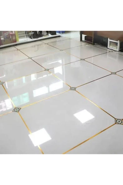 Dekor Bant 1 Cm 50 Metre Gold Fayans Arası Şerit Bant Dekoratif Bant Dekor Bant - Resim 4