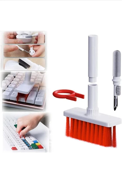 Klavye Bilgisayar Kulaklık Temizleme Araçları Tuş Çektirme Seti 5 I 1 Arada Temizlik Kiti - Resim 2
