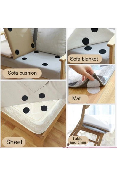 Halı Kilim Kaydırmaz Cırt 10 Set Yıkanabilir - Resim 5