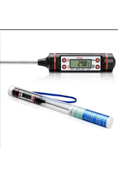 Daldırma Tipli Süt Mama Yoğurt Çorba Mayalama Dijital Mutfak Gıda Yemek Termometresi - 2