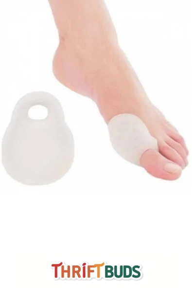 Özel Üretim Kemik Bunyon Ayak Baş Parmak Makarasız Ortopedik Halluks Valgus Silikon Koruyucu 1 Çift - Resim 2