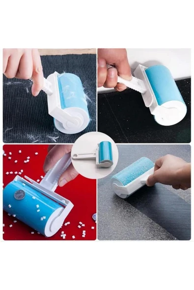 Dnzblsm Yeni Nesil Yıkanabilir Pratik Tüy ve Toz Toplama Rulosu, Evcil Hayvan Sahipleri İçin İd - Resim 3