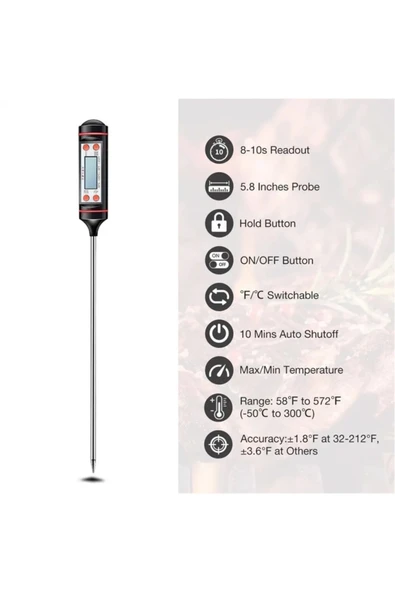 Dijital Termometre TP101 - Resim 5
