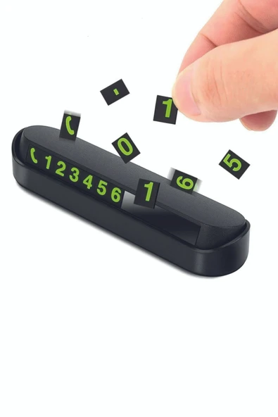 Fosforlu Otomobil Park Numaratörü Aç Kapa Numaratör Telefon Numarası Araba Parktel Numaralık - 6