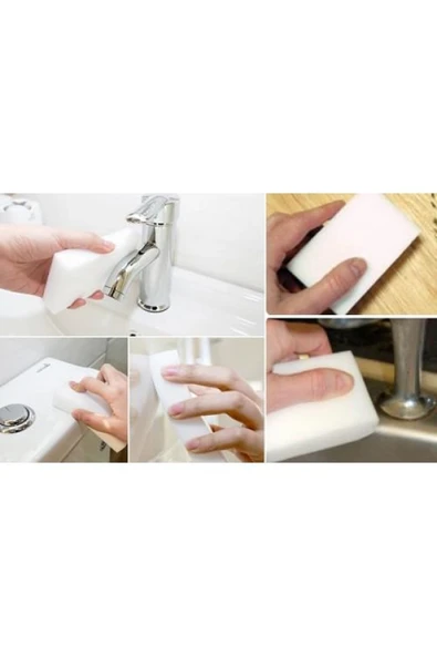 Sihirli Sünger Bulaşık Oto Araba Temizlik Süngeri 11 cm 5 cm 4 cm ürün görseli 1