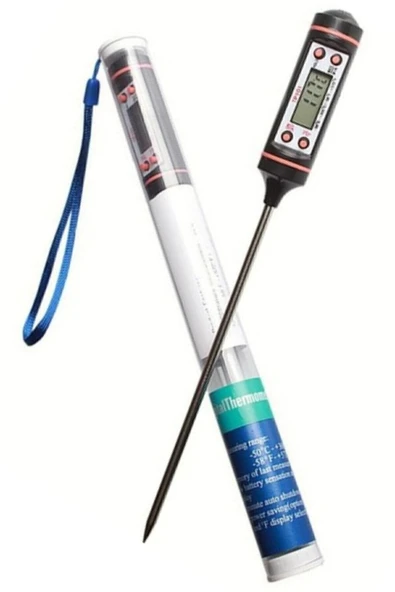 Daldırma Tipli Süt Mama Yoğurt Çorba Mayalama Dijital Mutfak Gıda Yemek Termometresi - 2