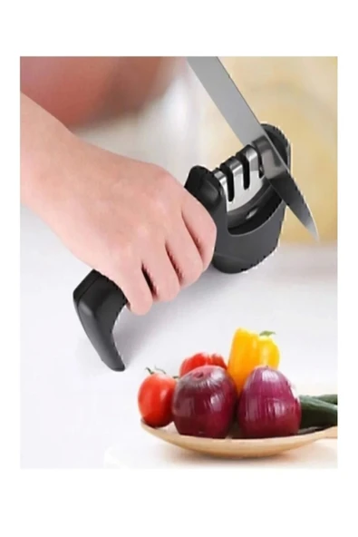 Profesyonel Bıçak Bileme Aleti Mutfak Makası Sorelis Bileyici 3 Açılı Elmas Uçlu - Resim 4