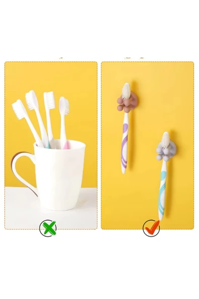 Çok Amaçlı Duvara Yapıştırılabilir Pratik Tutucu - Resim 2