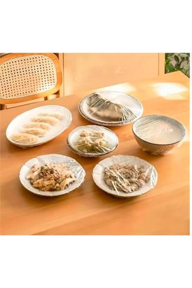 Lastikli Tencere Ve Tabak Bonesi 100 Adet  - 20 cm - Resim 2