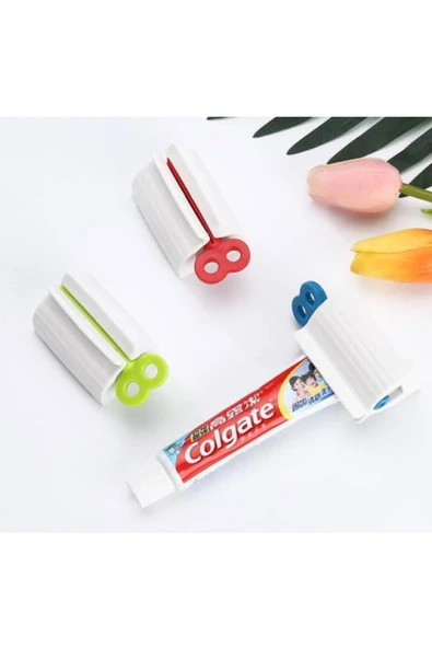 sellbuystore Çevirmeli Diş Macunu Sıkacağı 2 Adet, İçinde Diş Macunu Bırakmayan Macun Sıka ürün görseli 1