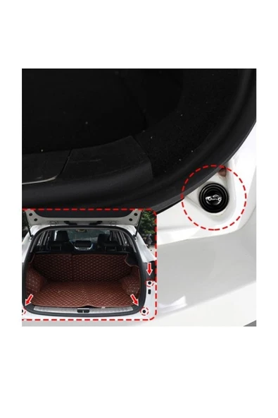 Otomobil Araba Kapı Bagaj Çarpma Engelleyici Araç Darbe Önleyici Aparat (10 Adet) - Resim 4