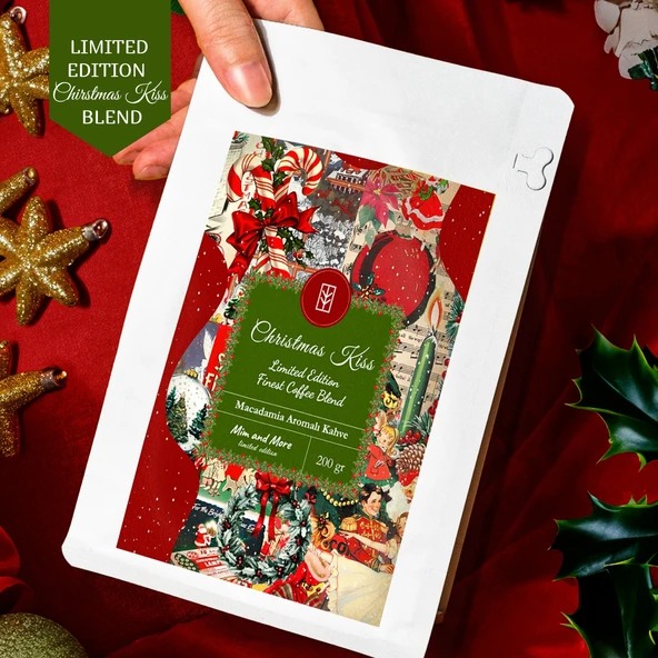 Christmas Kiss 2025 Coffee - Macadamia Aromalı Filtre Kahve 200 G - Resim 2