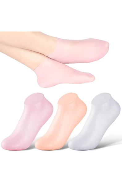Silikon Jel Ayak Nemlendirici Çorap