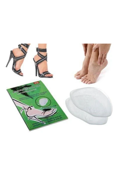 Kaymaz Silikon Jel Ayak Yastığı Tabanlık Ayak Sağlığı 1 Paket ürün görseli 1