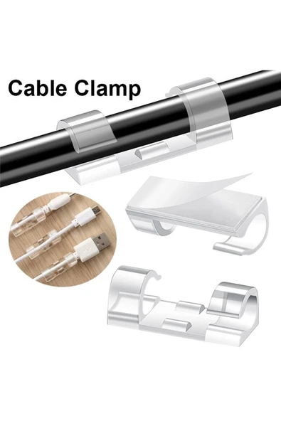Kablo Sabitleyici, Tutucu Ve Düzenleyici Klips 20 Adet ürün görseli 1