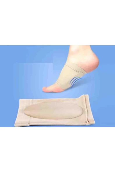 Düz Taban Sorununa Karşı Giyilebilir Ark Destek Çorabı 1 Çift - Resim 3