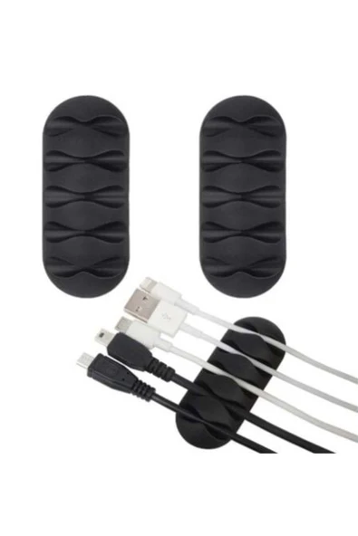 Mullurg Urg01 Kablo Tutucu 5 Kanallı 3Lü Siyah (Muul) - Resim 2