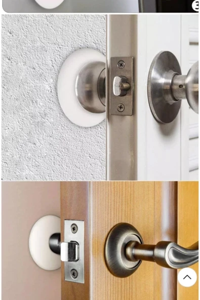 Silikon Duvar Koruyucu Kapı Stoperi - Resim 3