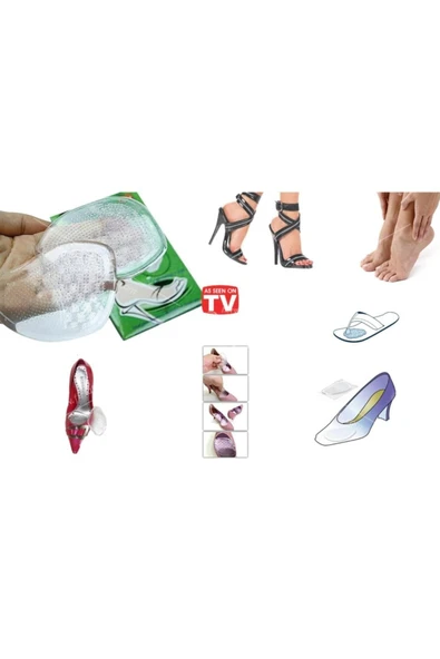Kaydırmaz Topuklu Ayakkabı Tabanlığı (4 Adet) - 2