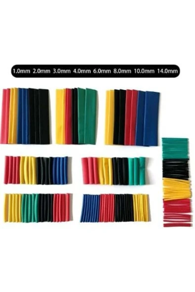 Mullurg Urg01 164 Parça Set Isıyla Daralan Makaron Kablo Koruyucu Kılıf (Muul) ürün görseli