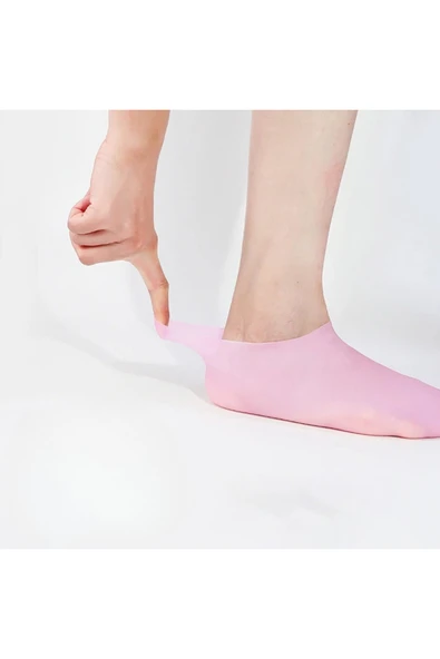 Silikon Ayak Bakım Çorabı Nemlendirici Jel Çorap Çatlak Önleyici Ölü Deri Atıcı Çorap - 2