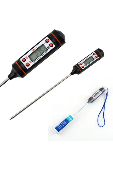 Dijital Gıda Termometresi Yemek Sıcaklık Ölçer ürün görseli 1