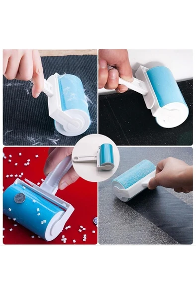 Diyar-ıFırsatShop Nesil Yıkanabilir Pratik Tüy ve Toz Toplama Rulosu Aparatı 1017157 - Resim 3