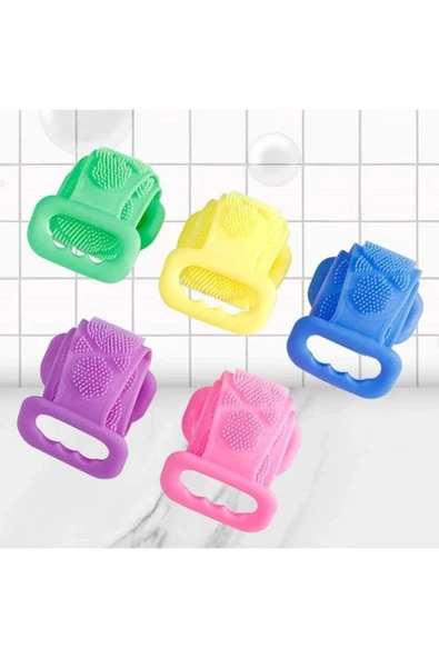 Silikon Çift Taraflı Banyo Kesesi Büyük Boy - 2