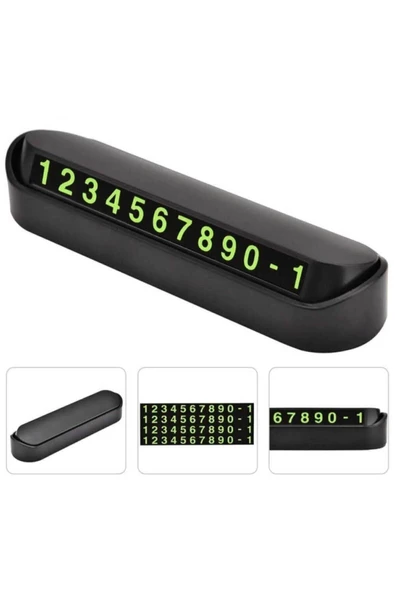 Fosforlu Otomobil Park Numaratörü Aç Kapa Numaratör Telefon Numarası Araba Parktel Numaralık