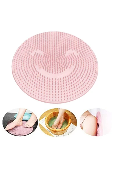 Kampanya Estevia Silikon Fırçalı Banyo Masaj Matı Ve Ayaklar Için Topuk Masaj Paspası Yeni!!! - Resim 4