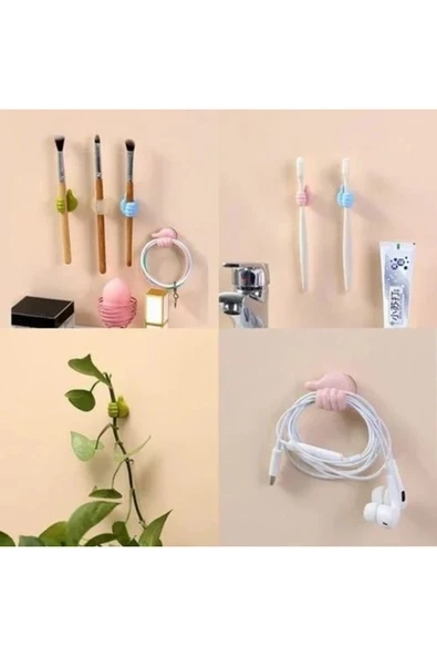 El Şeklinde Kablo Tutucu 30 Adet - Resim 3