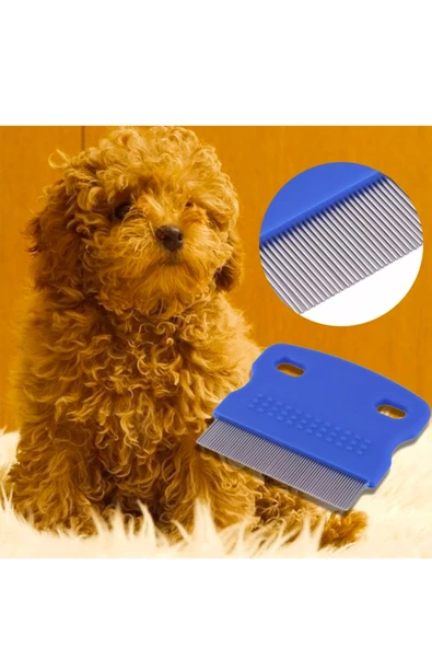Kedi Köpek Tüy Bit Pire Toplayıcı Toplama Temizleme Tarağı Tarak Bit Pire Temizleme - Resim 4