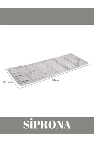 Premium Kamp Rüzgar Kesici Ocak Çevresi Patates Yağ Sıçrama Koruyucu Alüminyum Paravan - Resim 2