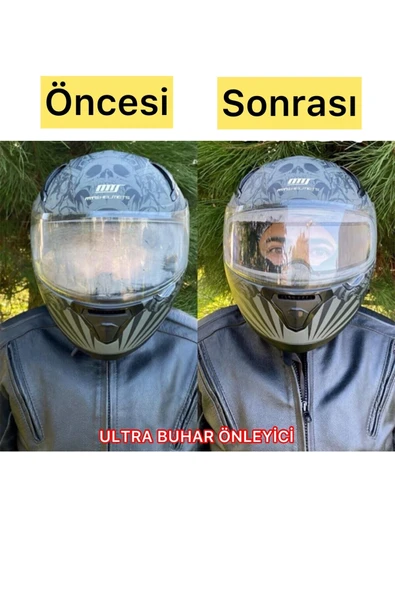 Kask Buhar Önleyici Vizör Buğu Önleyici Pınlock 1 Adet ürün görseli 1