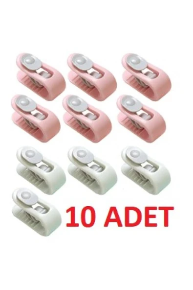 Mandal Şeklinde Yatak Yorgan Sabitleme Klipsi 10 Adet - Resim 6