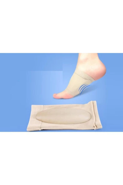 Düz Taban Sorununa Karşı Giyilebilir Ark Destek Çorabı 1 Çift Ayak Sağlığı - Resim 5