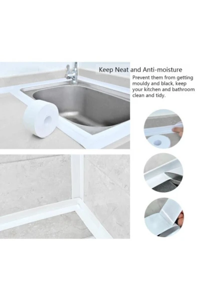 Lavabo Küvet Su Sızdırmaz Bant - Resim 6