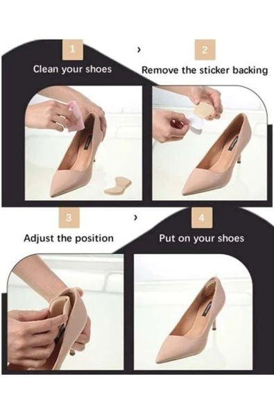 Mlvx 5 Mm Ayakkabı Topuk Vurma Önleyici Ve Daraltma Padi Mlv  Blsm - 4